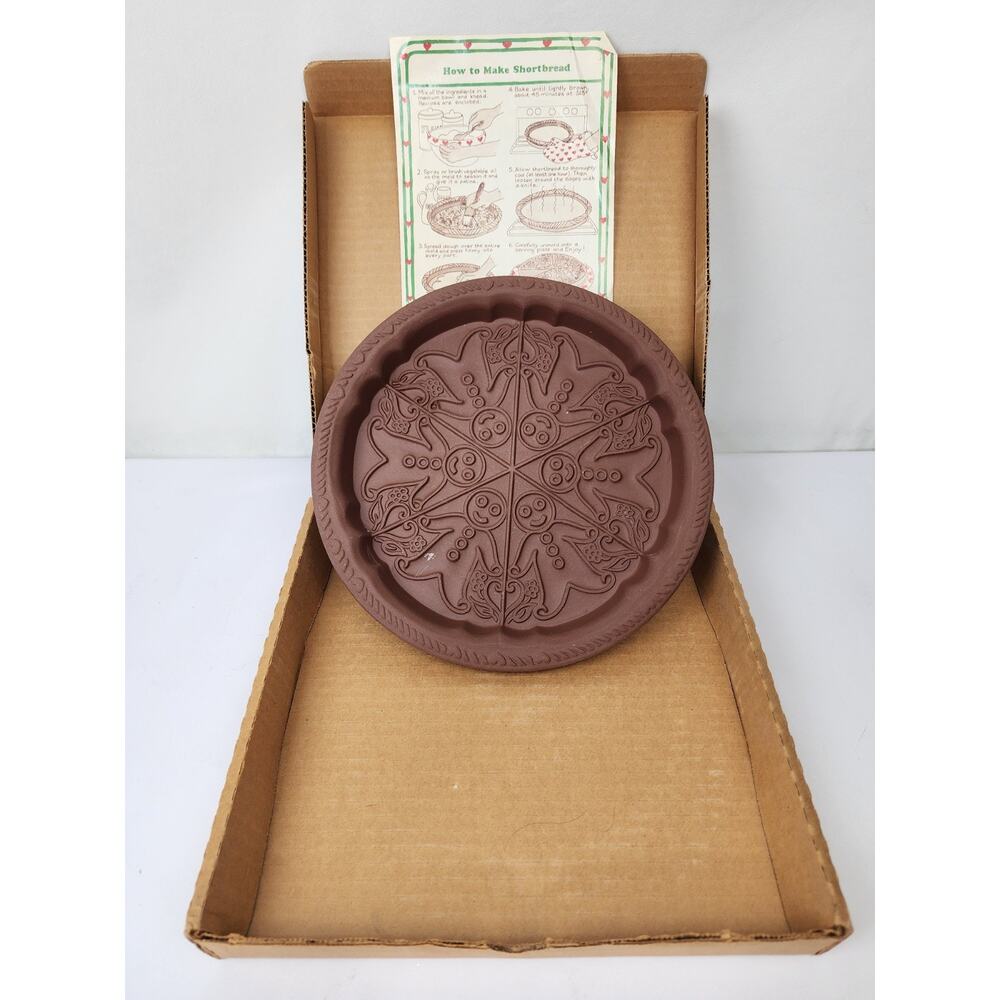 1990 Hartstone USA "The Gingerbread Mold" Man Design 10" Boy Shortbread NEW!